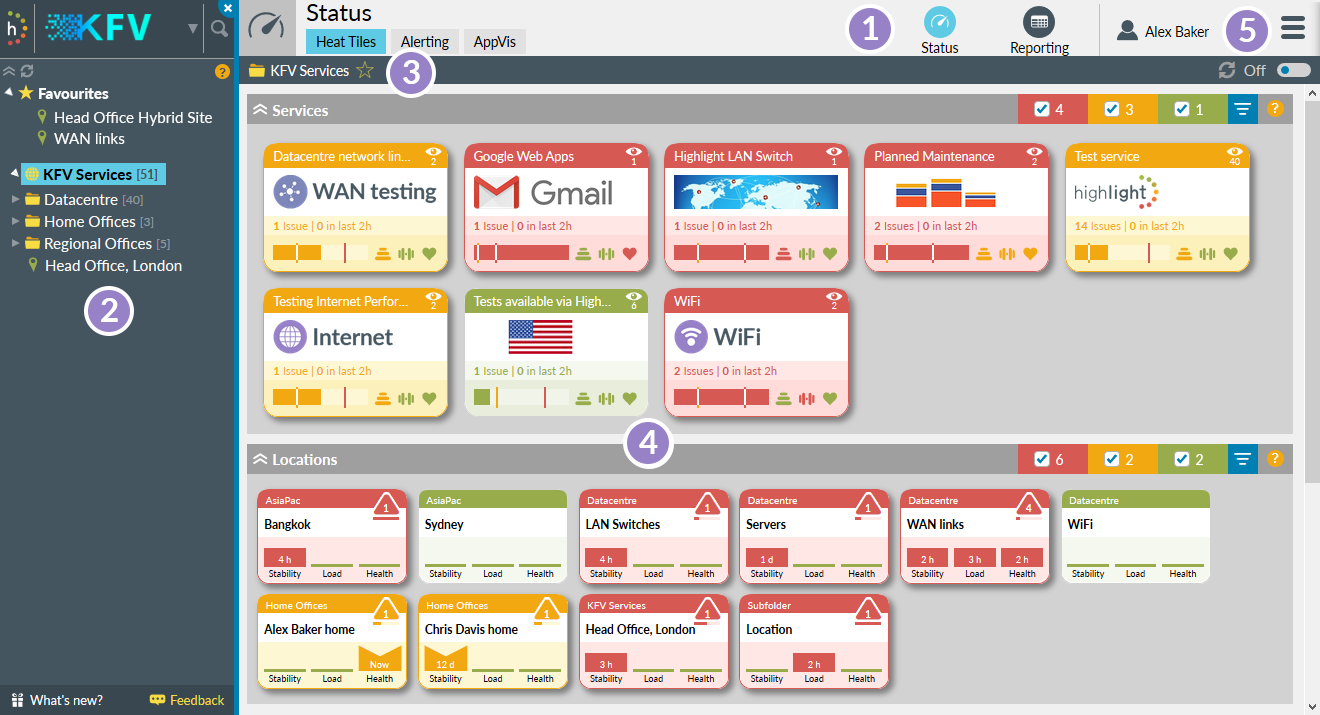 Screen Layout for Highlight