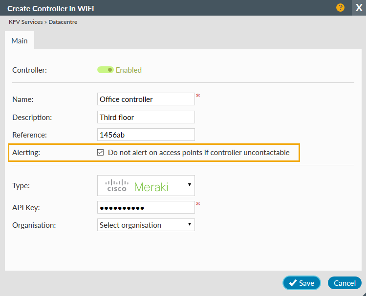 WiFi - stop AP alerts when controller uncontactable